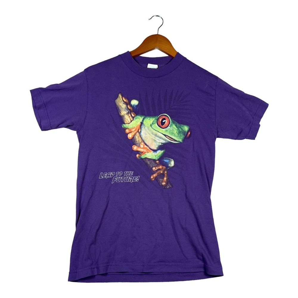 Leap to the Future Little Brownie Original Frog T Shirt 2000 Cookie Volunteer S